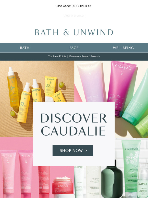 FREE Express Delivery with any Caudalie order!