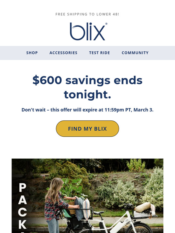 Last chance to save $600 tonight!📣