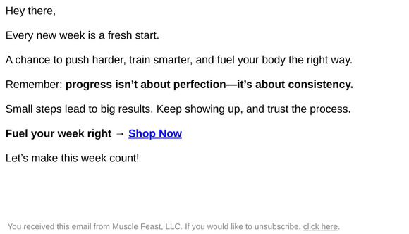 Your Monday Motivation Is Here - New Week, New Gains  💪