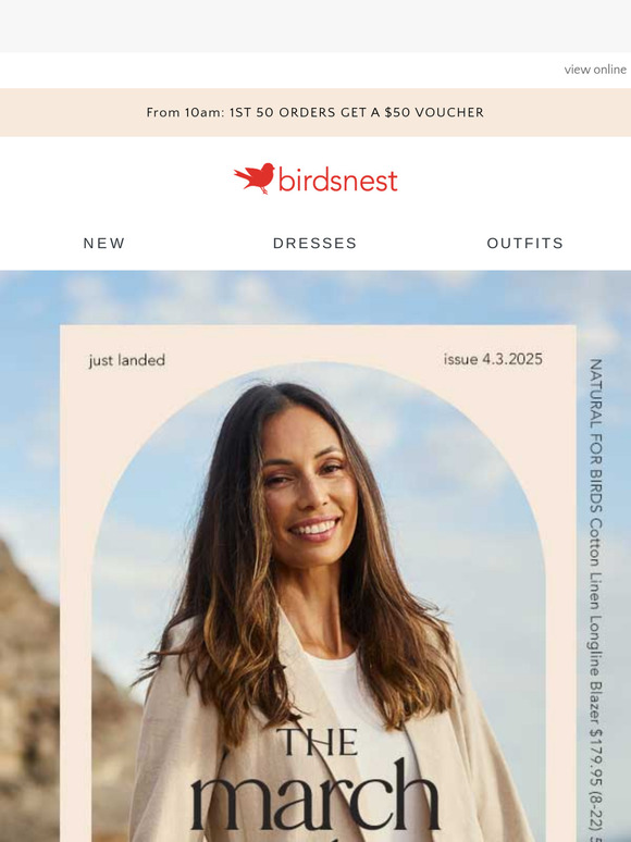 March in to Autumn with a bonus $50 Voucher!