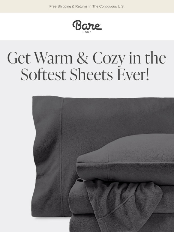 Snuggle Up with Our Best-Selling Cozy Sheets