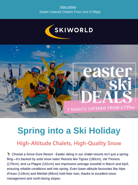 Why Skiing at Easter is the Industry's Best Kept Secret 🤫