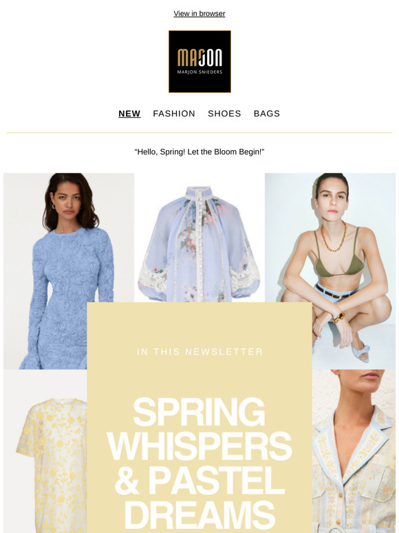 BLOSSOM LIKE SPRING — Rotate, Lola Cruz, Zimmermann & More