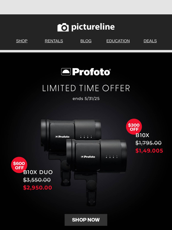 📸 Profoto B10X–On Sale NOW!