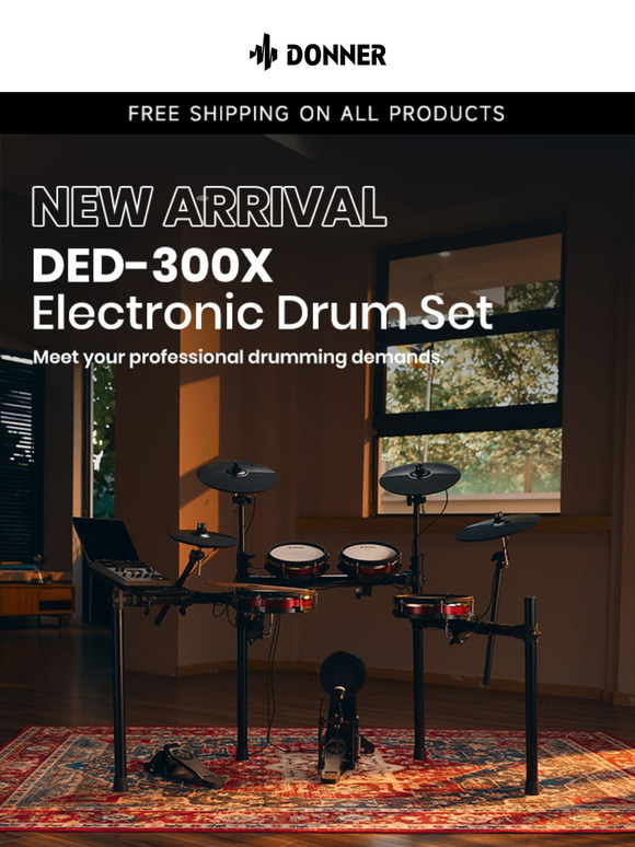 New Arrival | Unleash your rhythm with the powerful DED-300X!
