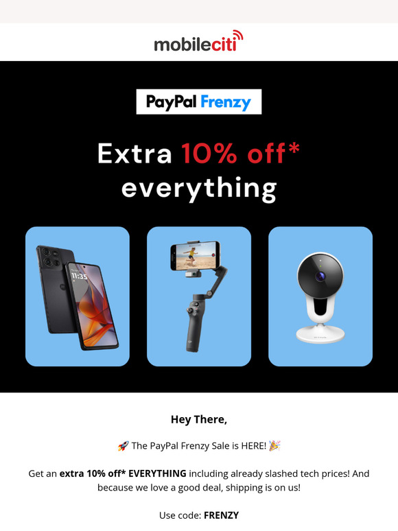 Extra 10% off EVERYTHING 🚨