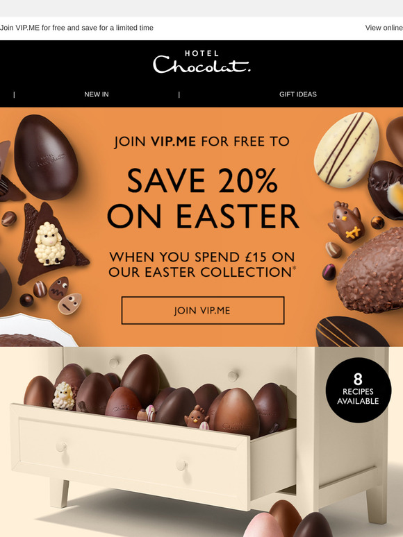 Hop into Easter and save 20% on our collection