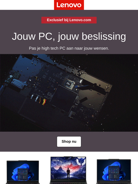 —, Voer je taken uit met de pc van jouw keuze.