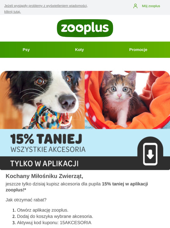 Ostatni dzień‼️ Akcesoria 15% taniej