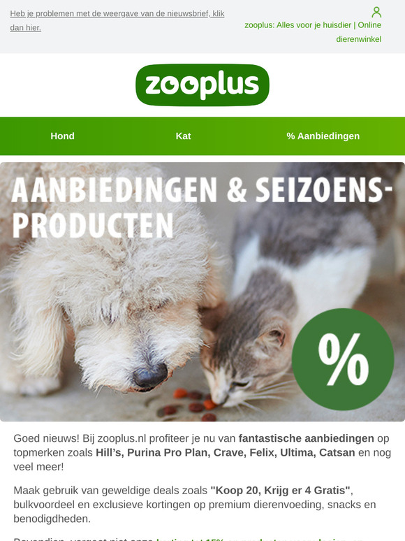 🐾 Niet te missen deals – Bespaar op topmerken!