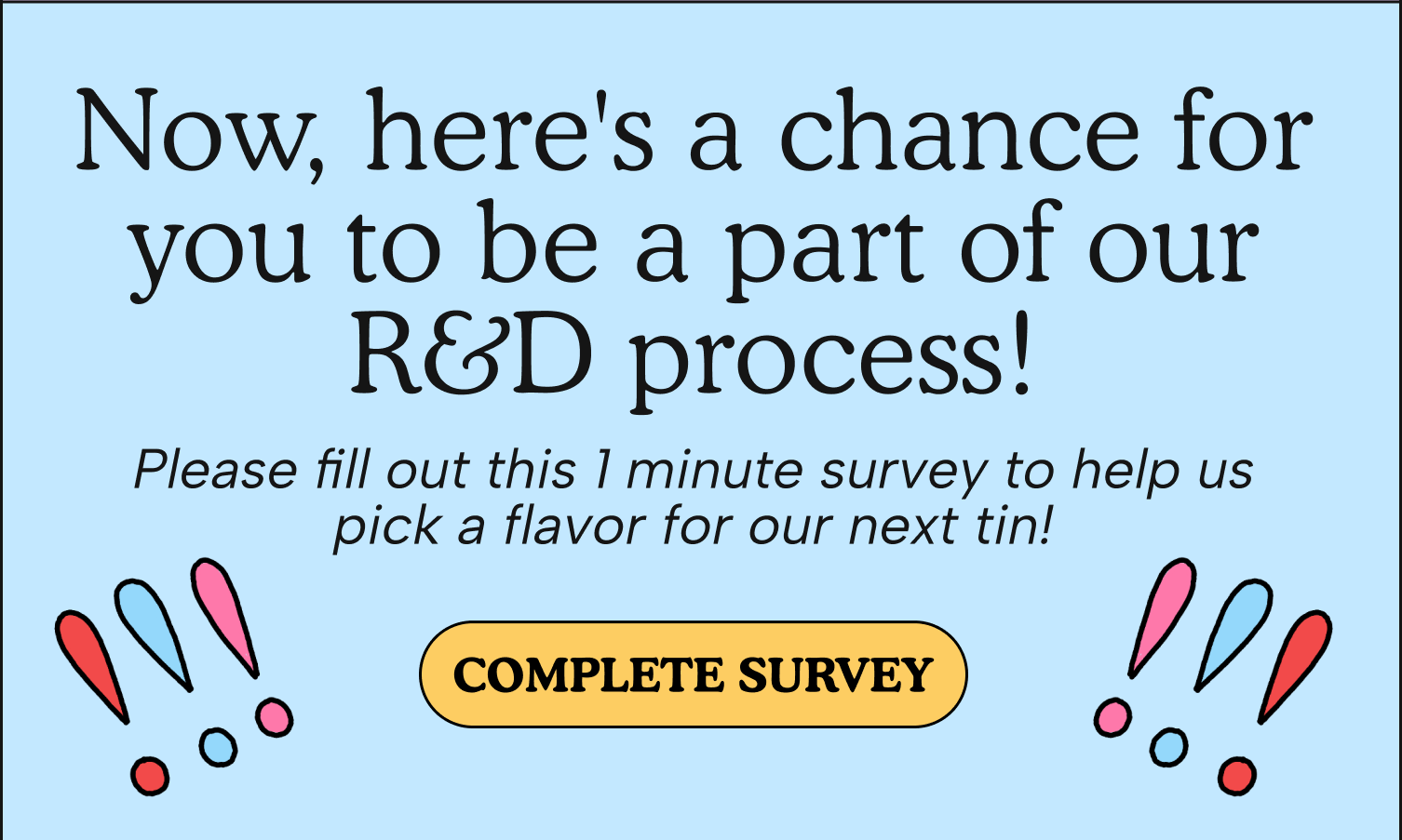 we need your feedback!