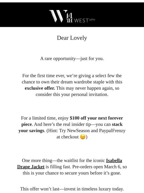 A Luxe Insider Secret