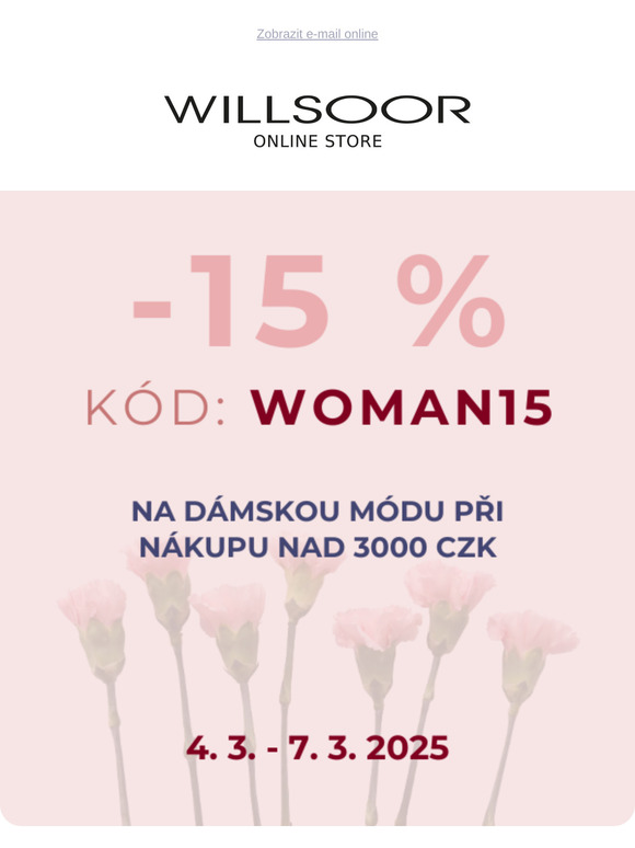 Výjimečný den si zaslouží výjimečnou nabídku 🌹