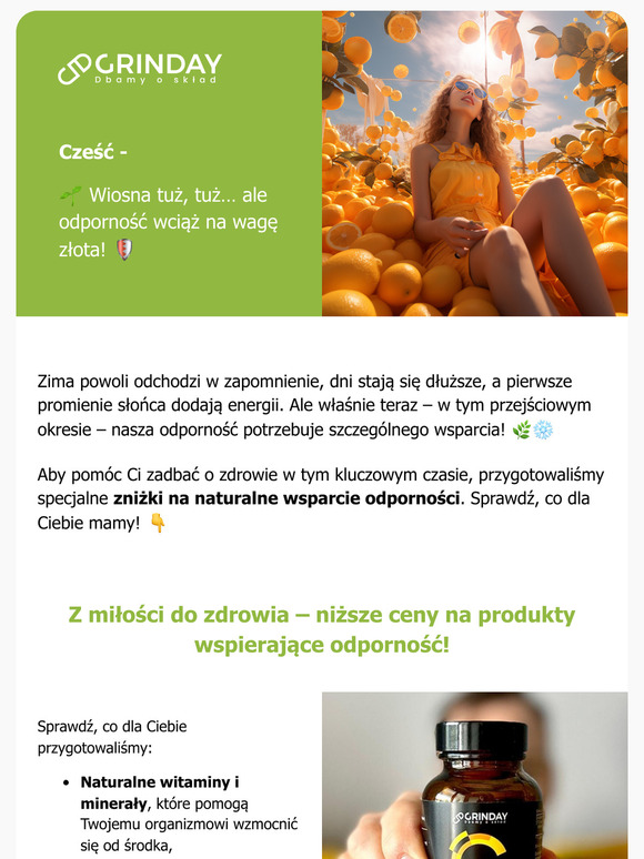 🛡️ Sezon na odporność! Sprawdź niższe ceny na zdrowie 🏷️