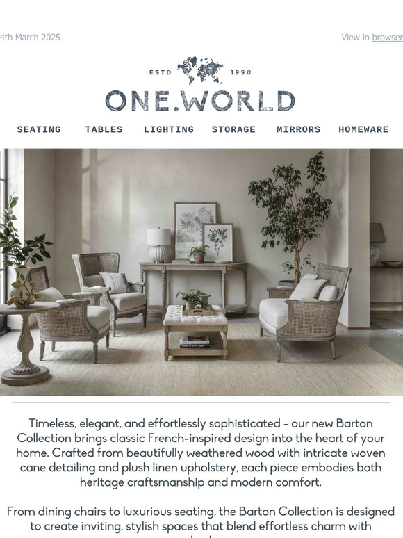 Timeless Elegance: Meet the Barton Collection