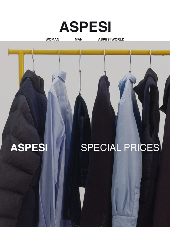 Discover ASPESI Special Prices