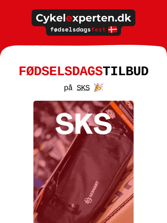 SKS cykeludstyr på tilbud 🚲💪