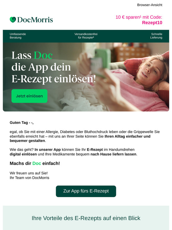 E-Rezept? Mach's Dir Doc einfach!