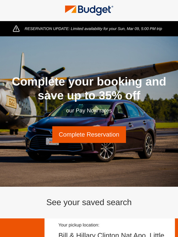 Your Saved Search + Up to 35% Off