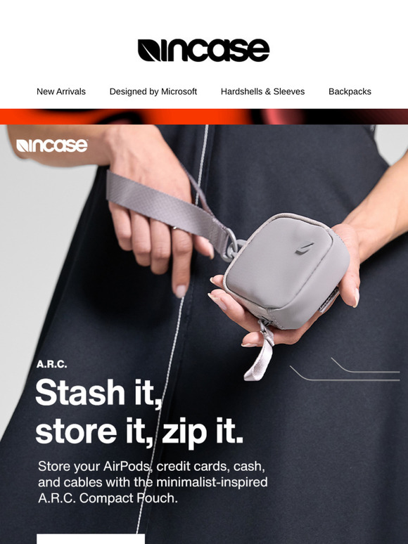 Stay Organized Anywhere with the Incase A.R.C. Compact Pouch