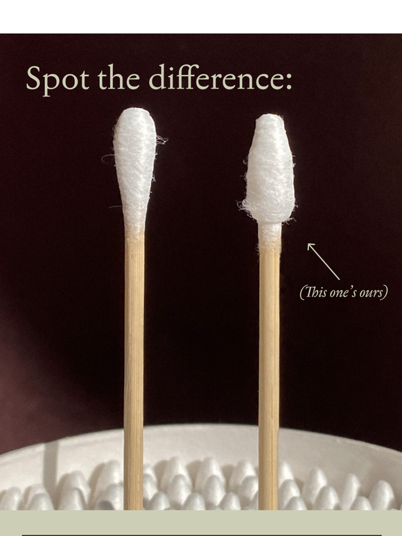 Pointy cotton swabs?