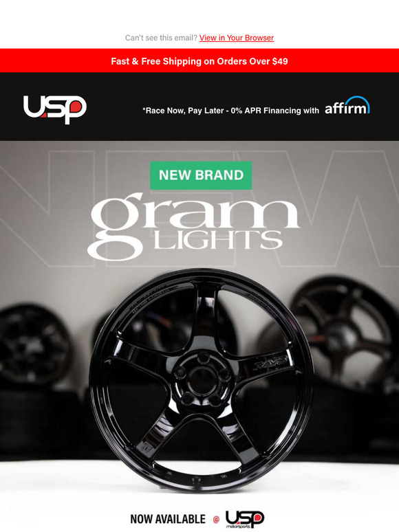 🔥 Next-Level Wheels Are Here: Rays Gram Lights Now at USP!