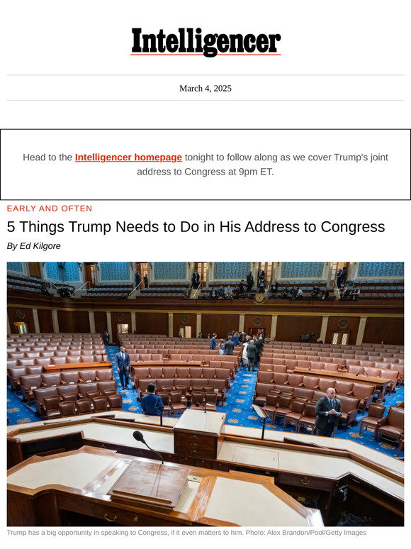 His Addresses The Cut: What Trump Needs to Do in His Address to Congress | Milled