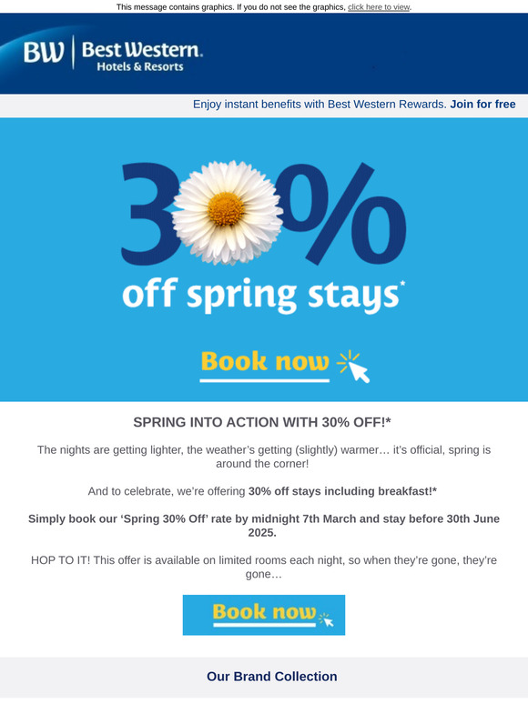 🌻30% OFF STAYS?! That’ll put a spring in your step!🌻