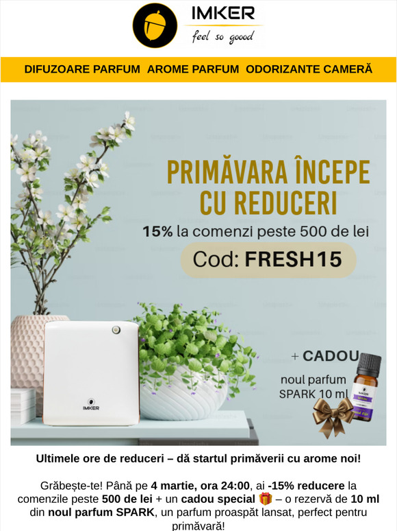 Ultimele Ore cu Reduceri 🎁 Folosește Codul Promo!