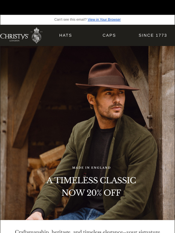 A Timeless Classic - Now 20% Off