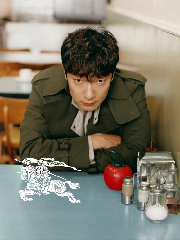 Actor Son Sukku wears our new trench coat