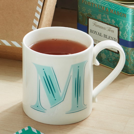 Fortnum's Monogrammed Alphabet A-Z Mug