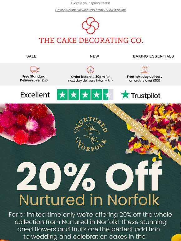 20% Off Nurtured in Norfolk