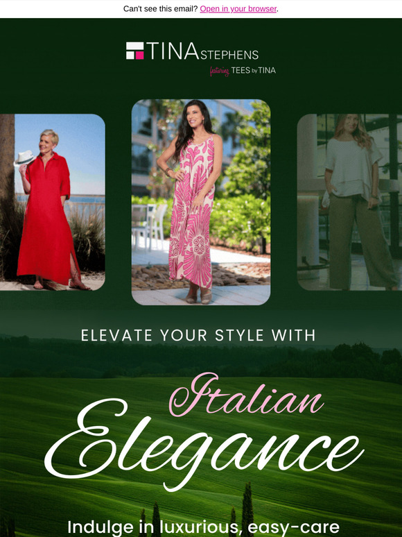 ✨ Elevate your wardrobe with Italian elegance
