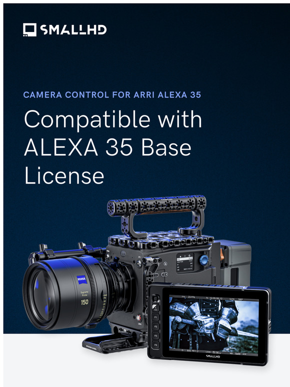 Camera Control for ARRI is compatible with the new ALEXA 35 Base License