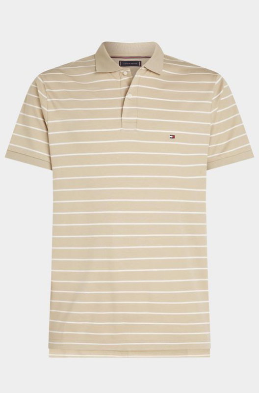 Tommy Hilfiger polo beige streep