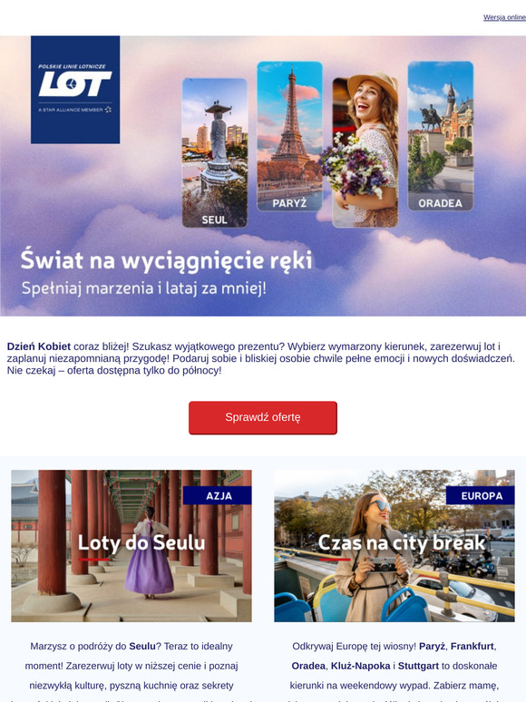 Spełniaj marzenia i lataj za mniej ✨