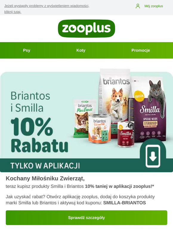 Teraz produkty Smilla i Briantos 10% taniej!