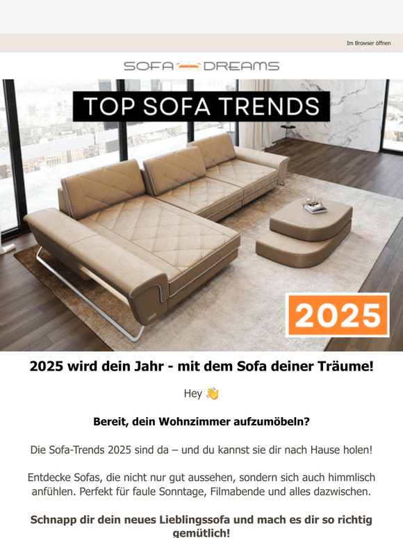 🔥 Das sind die Sofa Trends 2025