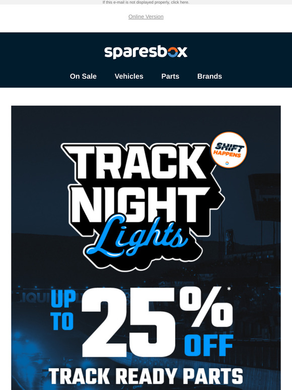 Race Ready High Octane Savings; Up To 25% Off!