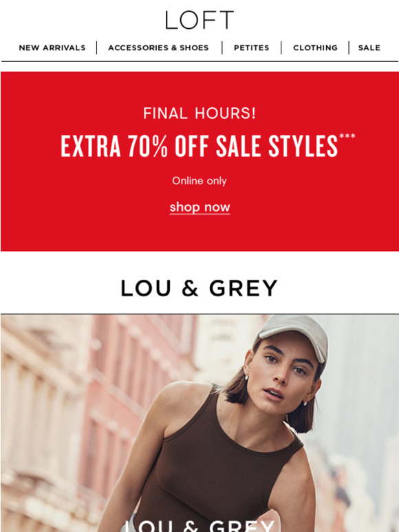 NEW Lou & Grey, right this way…
