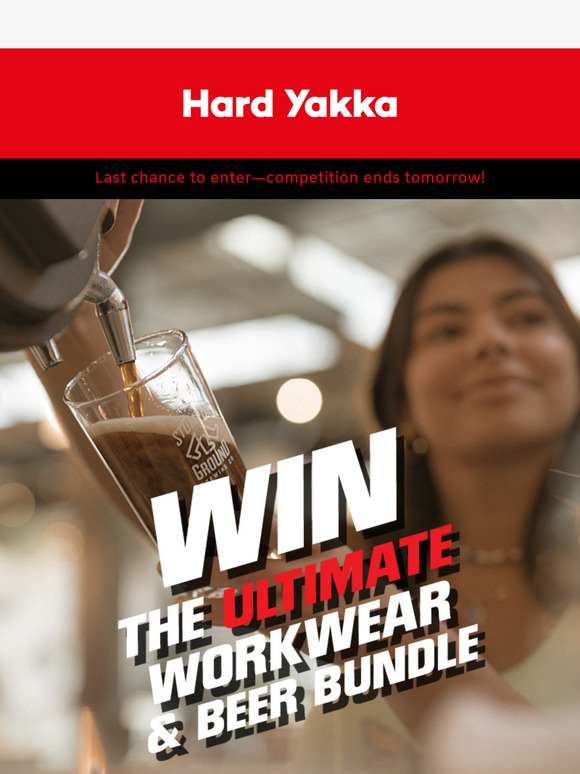 Last chance to win Workwear & Beer!