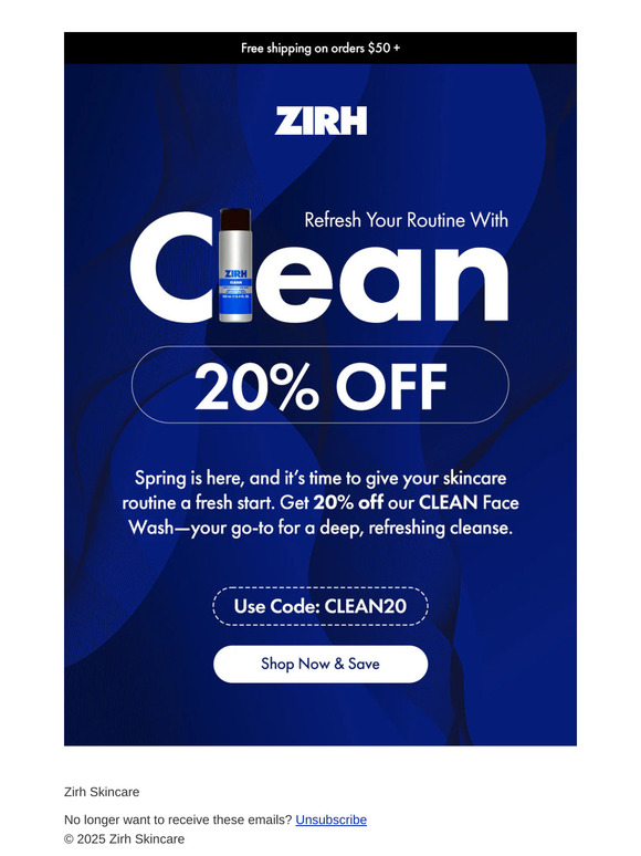 Time for a Spring Clean – 20% Off Inside! 🌿