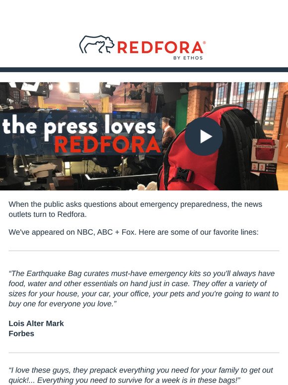 🎥  The Press Loves Redfora!