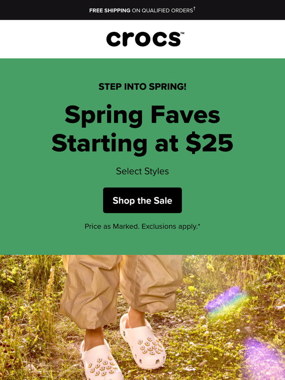Crocs: 🛒 Load up your cart – spring faves starting at $25 | Milled