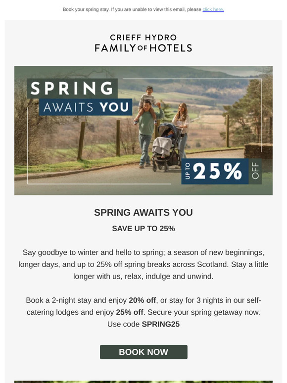 Spring awaits: Save up to 25% 🌼