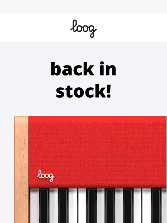 🚨 The wait is over: Loog Piano is back