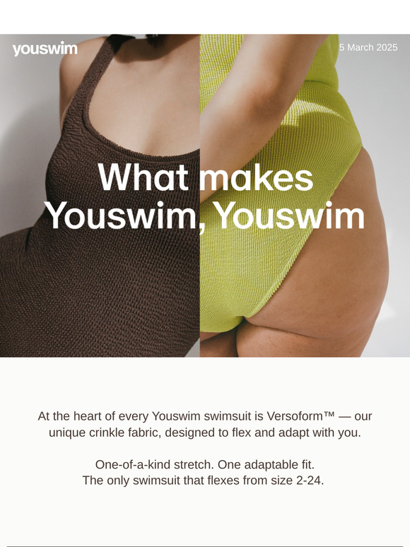 The fabric that makes Youswim, Youswim.
