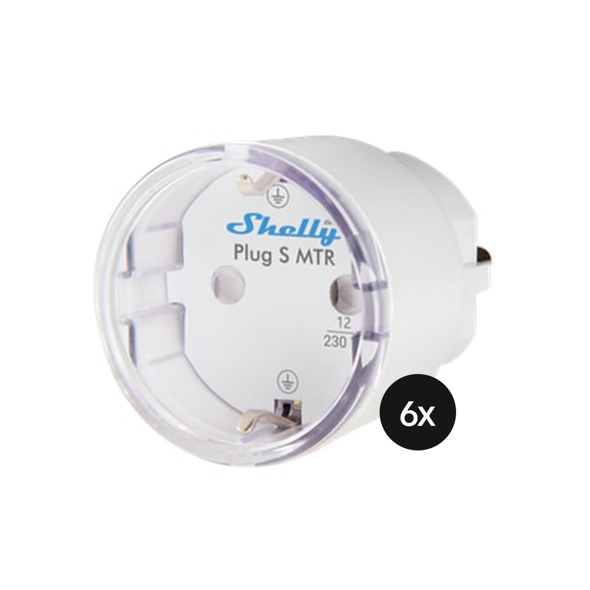 Image of Shelly Plug S (Gen. 3) mit Matter - 6er-Set