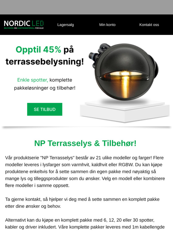 Spar STORT på terrassebelysning!💡